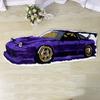 Embroidered Car Shape Rug Sports Racing Car Floor Mat Entrance Carpet Tufted Carpet  Bathroom