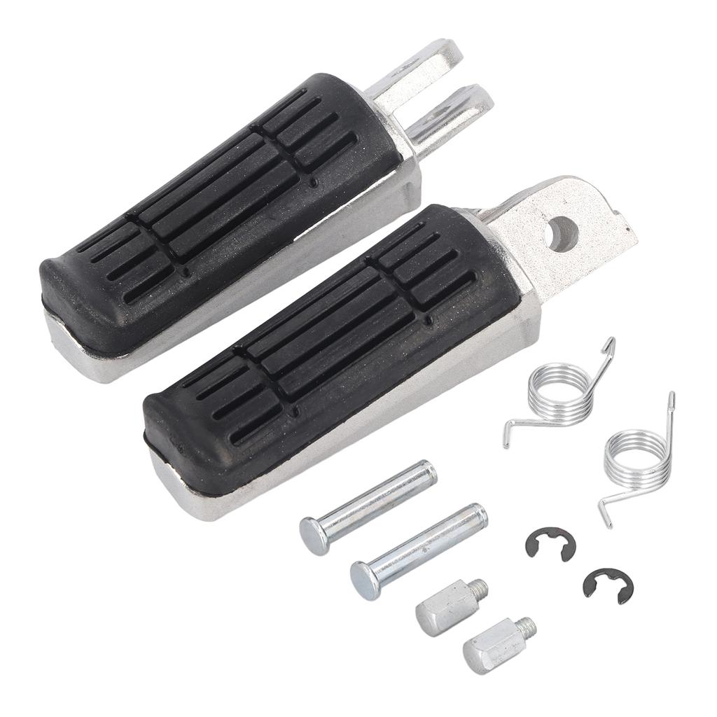 2 st Motorcykel Främre Fotpinne Fotstöd Metall Ersättning för FZ400 FZ600 FZS600 FZS1000