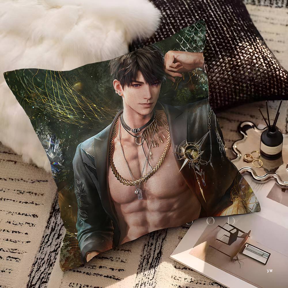 Love And Deep Space Game Pillow Anime Pillow Sofa Bed Head Pillow Cover Cushion Cover 45X45 Cm Fashion