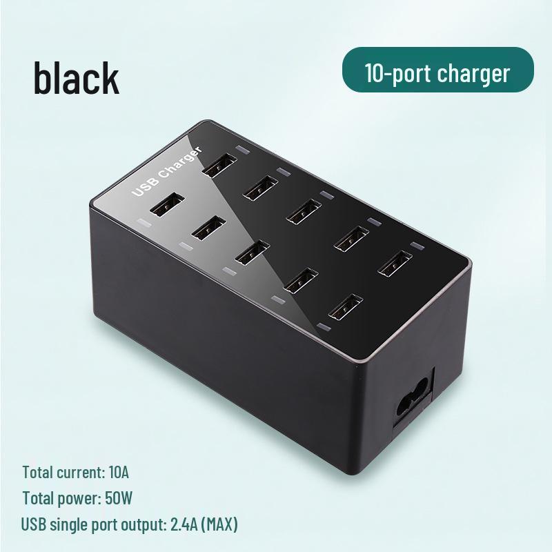 Multi-Port USB Fast Charger: Smart Desktop Charging Station for Multiple Devices