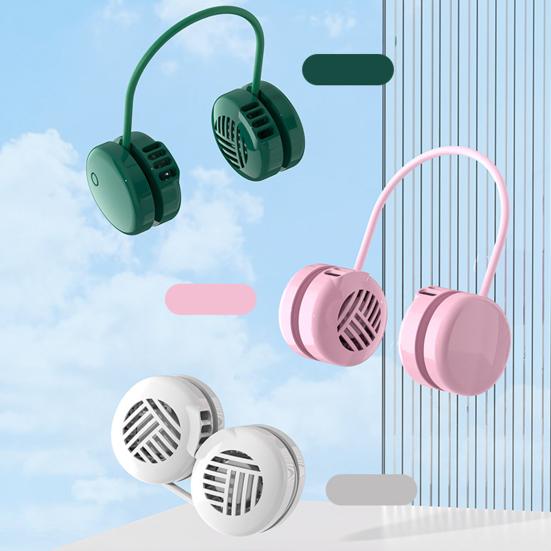Portable Neck Fan Hands Free Wearable Personal Fan with 3 Speeds Rechargeable Mini