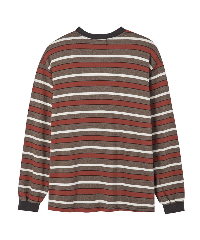 Akesi Washable Striped Long Sleeve_Brown