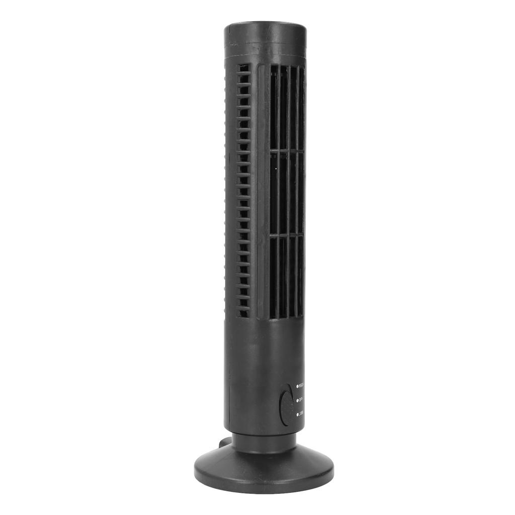 Tower Fan USB Bladeless 2 Speeds Quiet Energy Saving Portable Tower Cooling Fan for Home Use