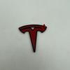 1 Stück ABS für Tesla Model Y Model 3 Auto Emblem Lenkrad Mittelabzeichen Lenkrad Aufkleber Decal Styling Auto Zubehör