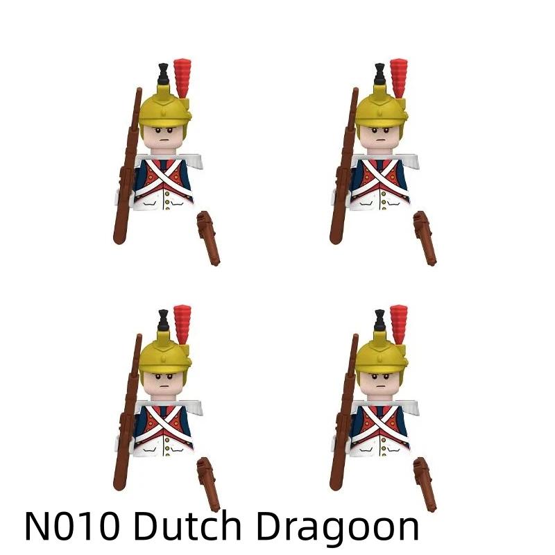 Napoleonische Kriege Militärsoldaten Bausteine WW2 Britisch Frankreich Füsiliere Gewehre Russisch Preußen Fußgarde Steine Kinderspielzeug
