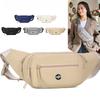 Adjustable Strap Women's Waist Bag – Waterproof Nylon Chest Crossbody with Large Capacity for Hiking & Travel