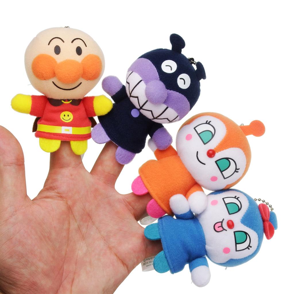 Chodźmy Anpanman Puszysta Pacynka na Palec Anpanman
