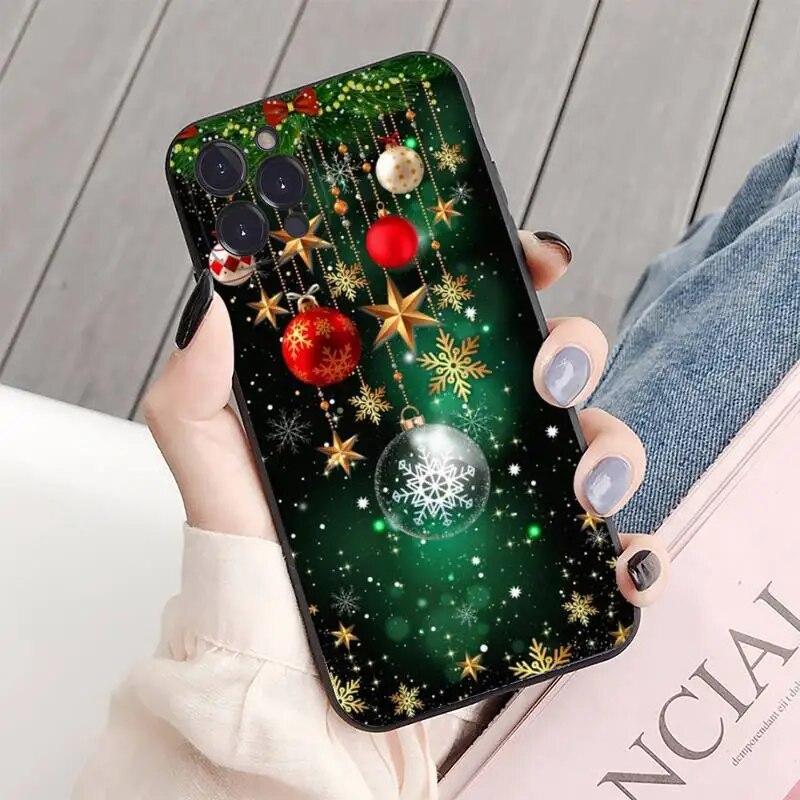 Merry Christmas New Year Phone Case For iPhone Samsung Galaxy Redmi Xiaomi Oppo OnePlus Note S A 7 8 9 10 11 12 13 14 20 21 22 23 53 54 Pro Max Ultra