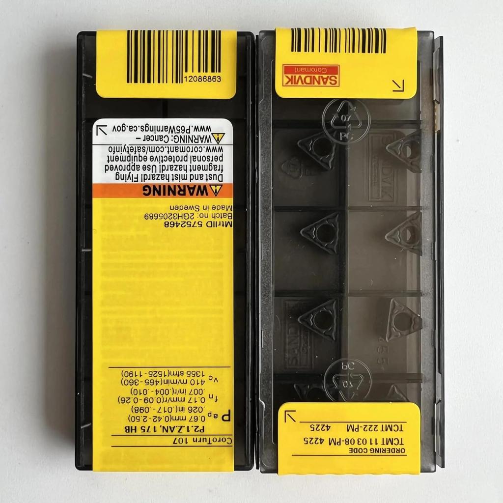 TCMT110308-PM 4225  /  Industrial indexable Carbide Inserts 10 PCS