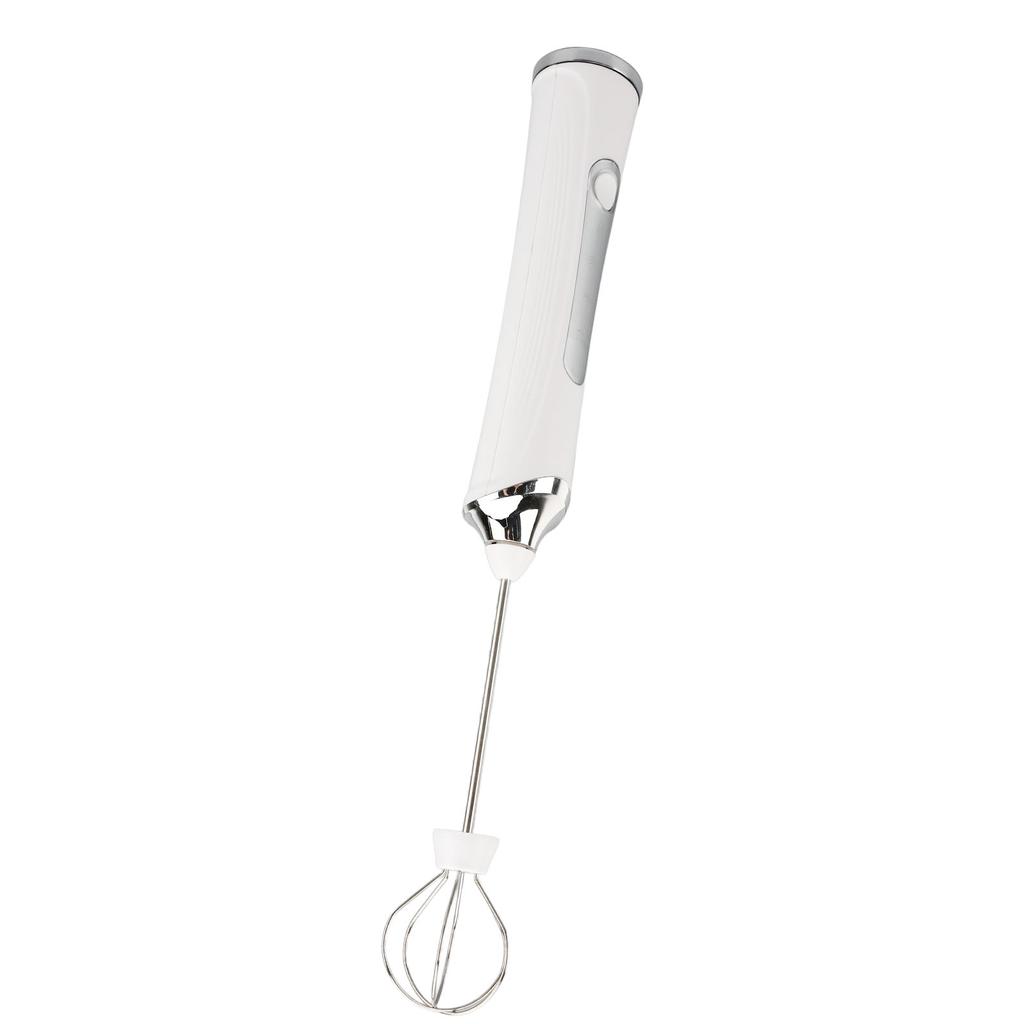 Electric Milk Frother USB Rechargeable 3 Speeds Stainless Steel Silent Portable Handheld Milk Foam M