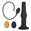 Sanran Umarel Pieces Inflatable Anal 5-piece Set Device, (2 Included), Balls, Silicone, Black.