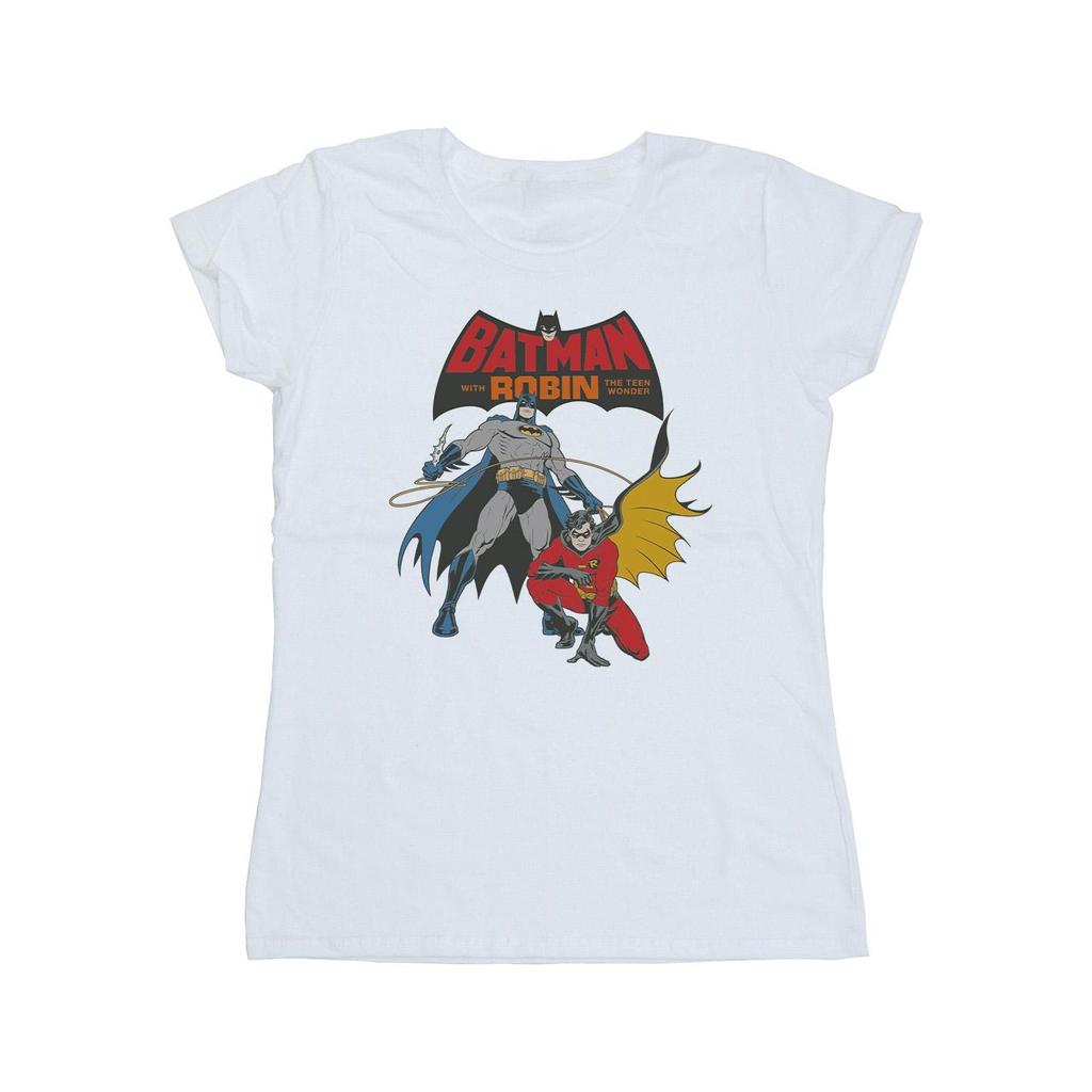 DC Comics Womens/Ladies Batman And Robin Cotton T-Shirt