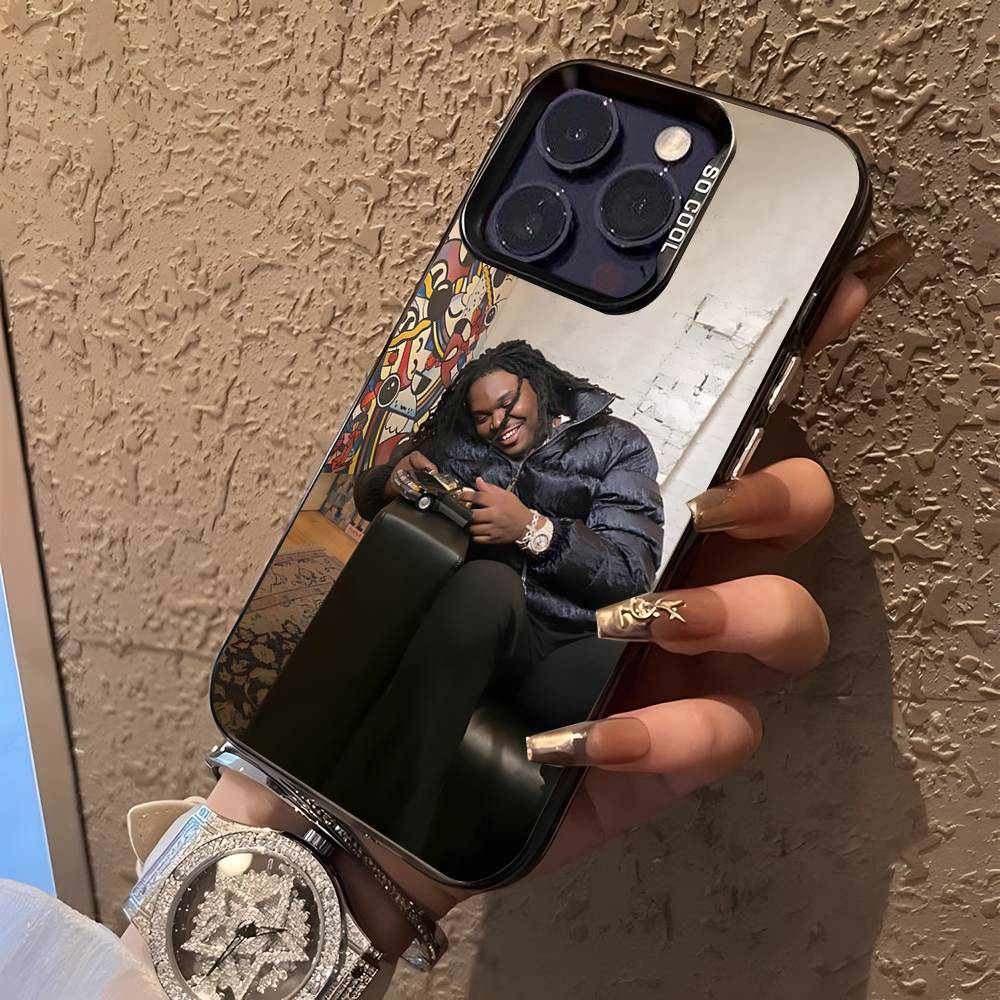 L-Lucki Rapper Gemini For iPhone 17,16,15,14,13,12,11,Mini,Pro,E,SE4,XS,MAX Black Shockproof Candy Matte Cover