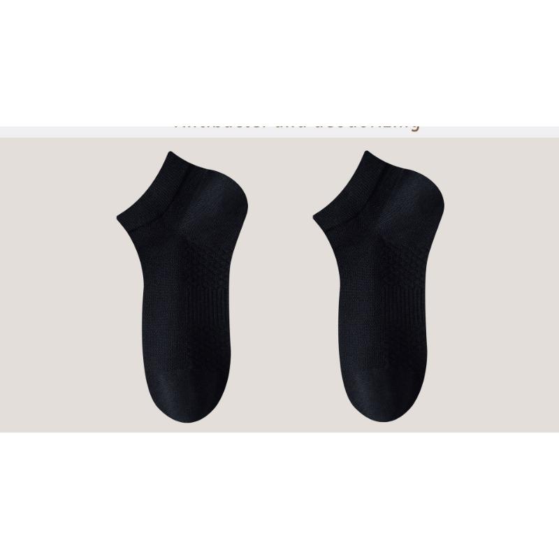 Summer Pure Cotton Boat Socks for Girls, Invisible Socks, Thin, Ultra-shallow, Sweat-absorbing and Non-dropping Cotton Short-sleeved Socks