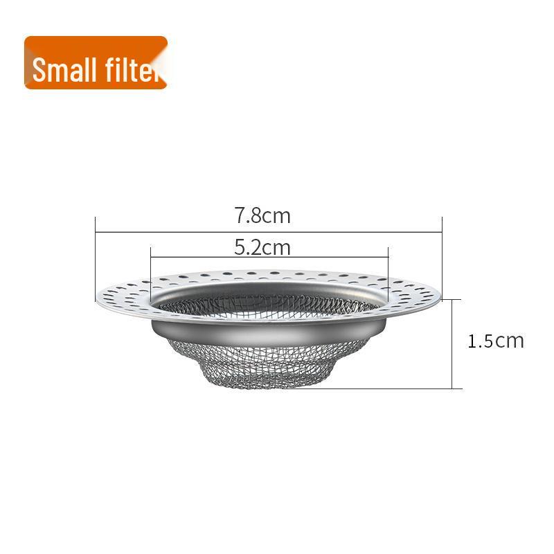 Stainless Steel Anti-Clog Bathroom Drain Cover & Hair Catcher