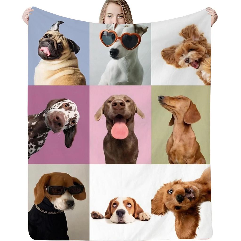 Pătură canapea pisică personalizată: Flanel gros cu imprimeu digital