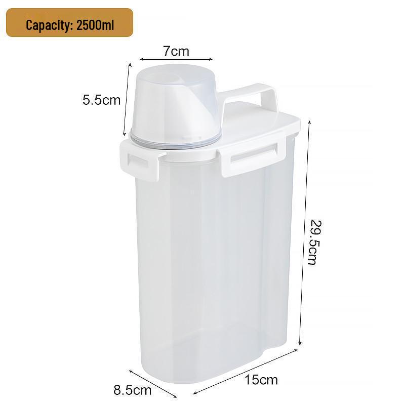 Moisture-Proof Airtight Grain Storage Container for Rice, Flour, and Whole Grains