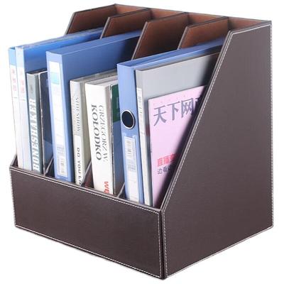 Organizador de Mesa de Couro Multi-Camadas Haogongbang