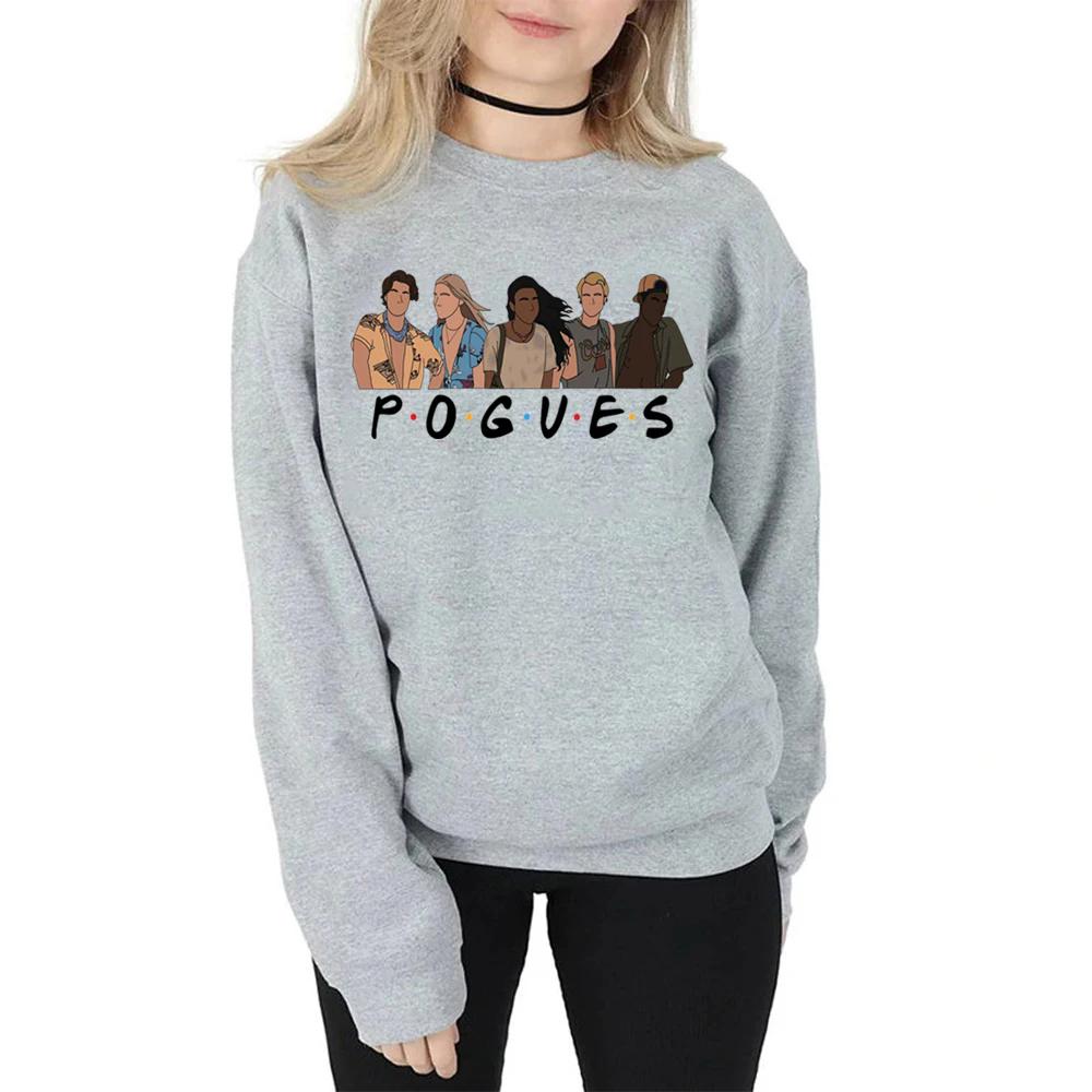 

Pogue Life Bluza Pogues Przyjaciele Zewnętrzne Banki Obx Bluza Z Kapturem Kobiety Przyjaciele Inspirowane Jj Maybank Harajuku Bl M серый