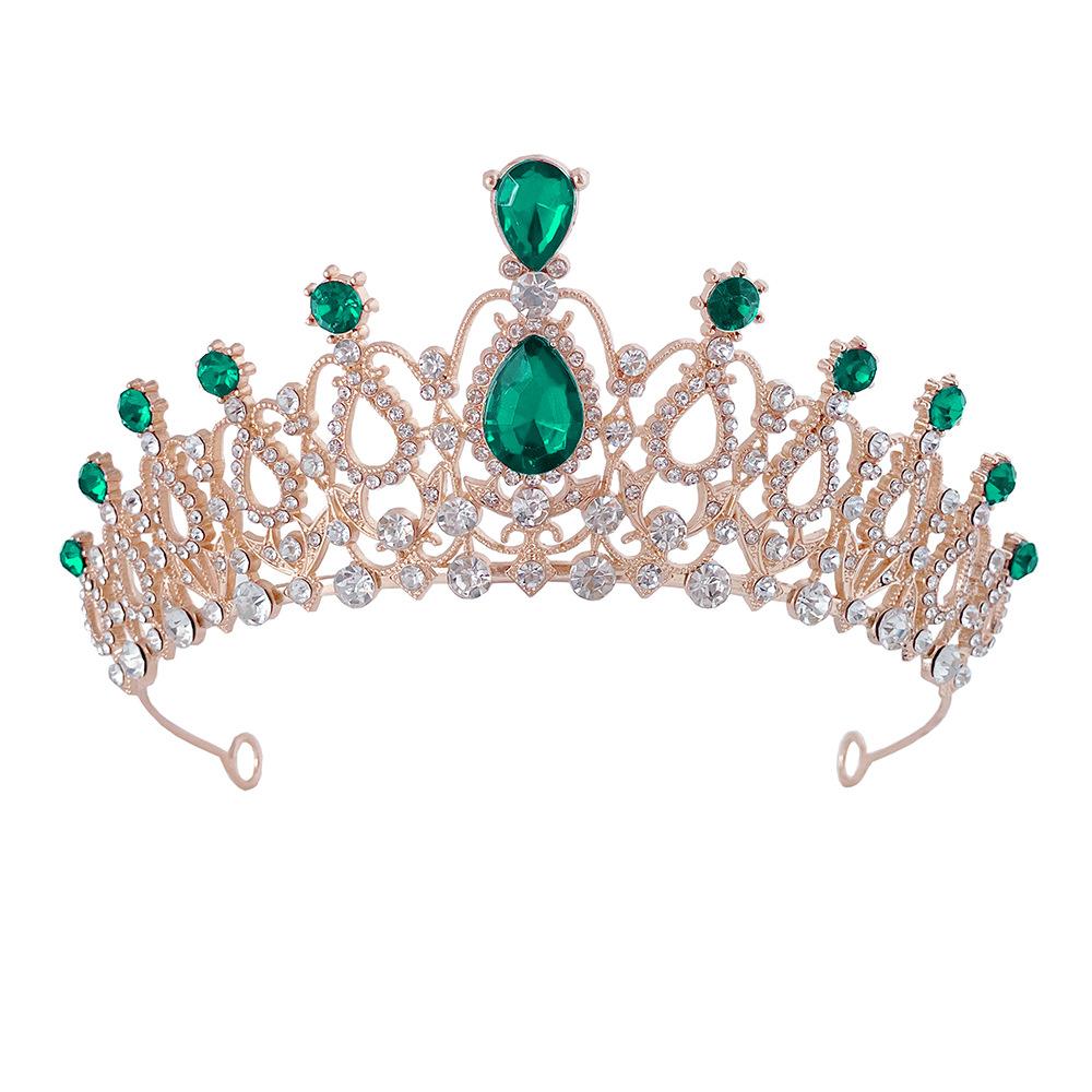 Princess Crown Tiara Children's High End Crystal Headband Girls Headband Little Girl Birthday Crown Baby Hair Accessories