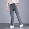 Women's Mid Rise Drawstring Straight Leg Sweatpants Loose Fleece Lined Winter Casual Trousers