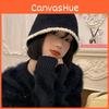 Soft And Fashionable Black Cotton Bucket Hat For Women Ideal For Fall And Winter