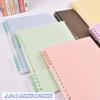 Colored Loose-Leaf Binding Sleeves - A4/B5/A5, 20/26/30 Holes, PP Material