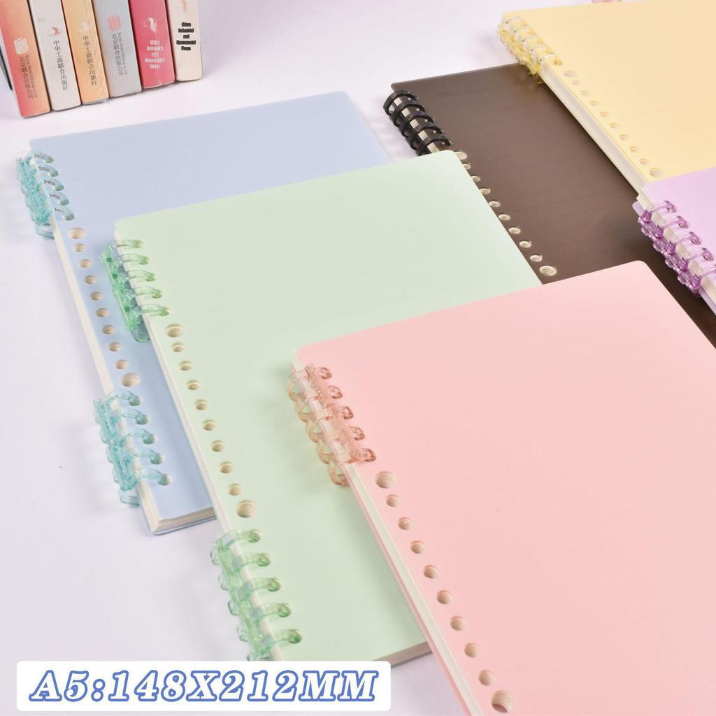 Colored Loose-Leaf Binding Sleeves - A4/B5/A5, 20/26/30 Holes, PP Material