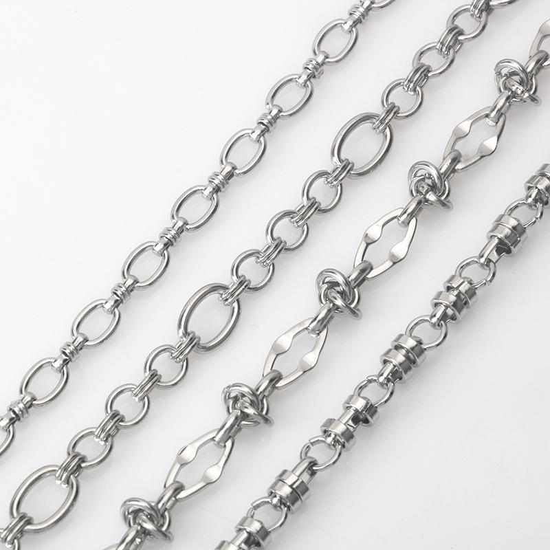 Handmade Stainless Steel O-Chain Necklace/Bracelet Twist Chain Accessories