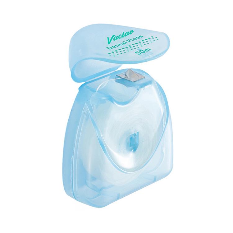 50m Micro-Waxed High-Tensile Superfine Floss with Triangular Toothpick