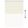 Blackout Roller Blind Off White 105X130 Cm Fabric Width