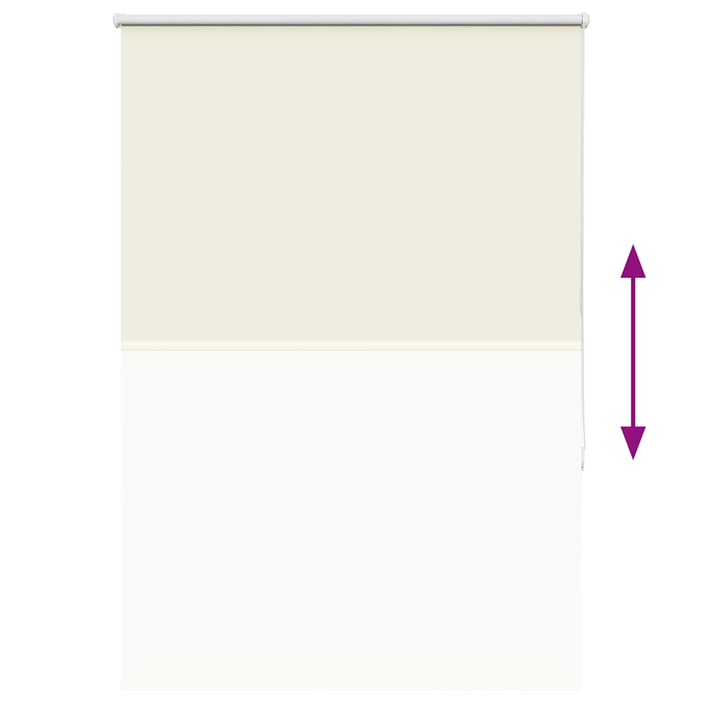 Blackout Roller Blind Off White 105X130 Cm Fabric Width