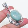 Natural Aquamarine Gemstone 925 Sterling Silver Jewelry Pendant 2.13" AP-16064