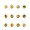 Stainless Steel Birthday Stone Personalized Handmade Zircon Plated 18K Jewelry Accessories Diy Pendant Necklace