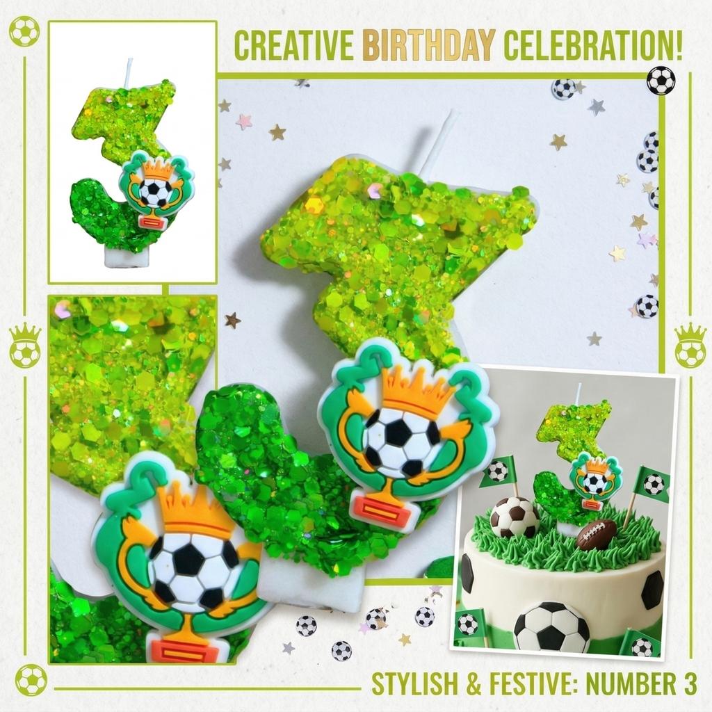 Fashion Cartoon Creative Birthday Candles Party Digital Candles
