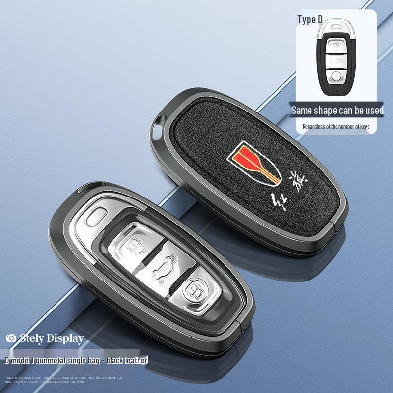2024 Alloy Key Cover for Hongqi Models HS5, H5, H9, HS7, H7, EQM5