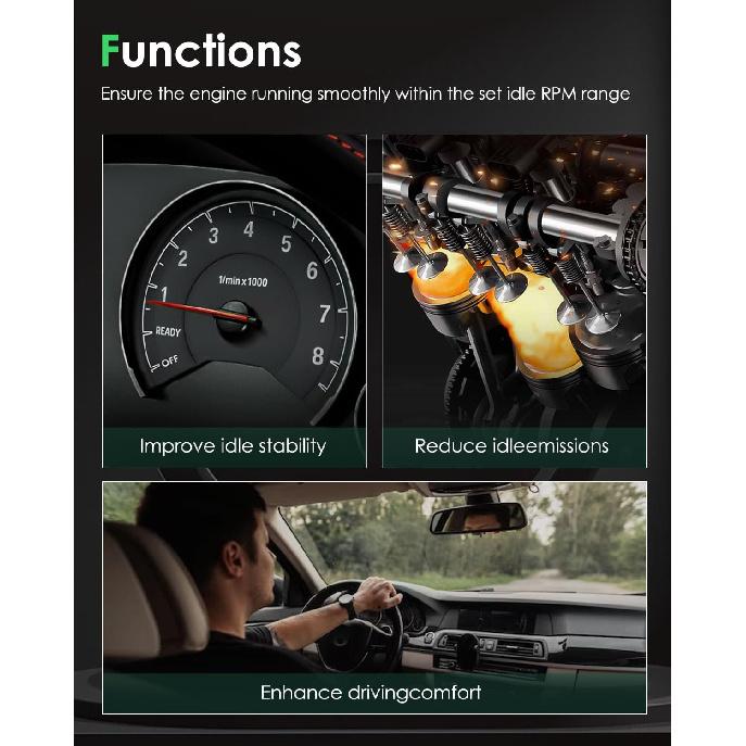 IAC SCITOO Idle Speed Air Control Valve AC376 Fits for BMW 325i/ 325is/ 325iX/ 528e/ M6/ 325/ 535i/ 635CSi/ 735i/ 735iL/ L6/ 325e/ 325es/ L7 /M3/ M5