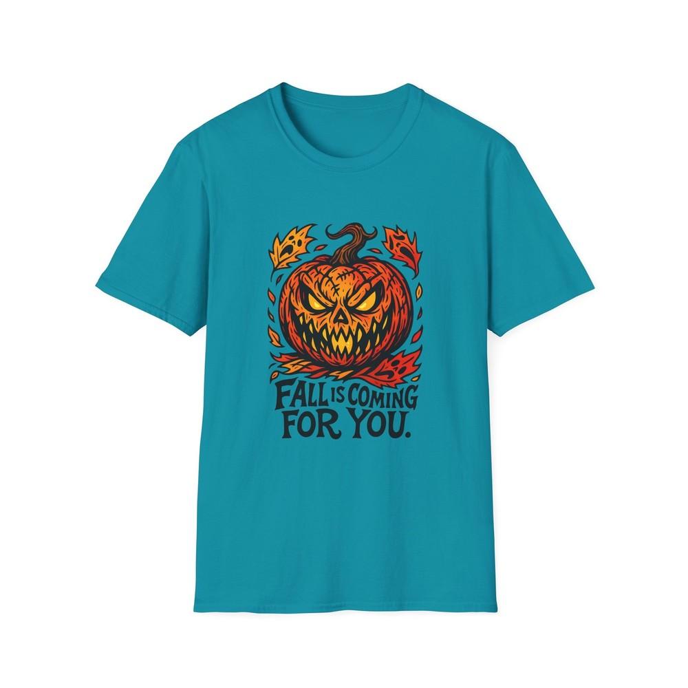 

Unisex Softstyle T-Shirt | Fall | Twisted Pumpkin Storm Autumn Halloween 4XL