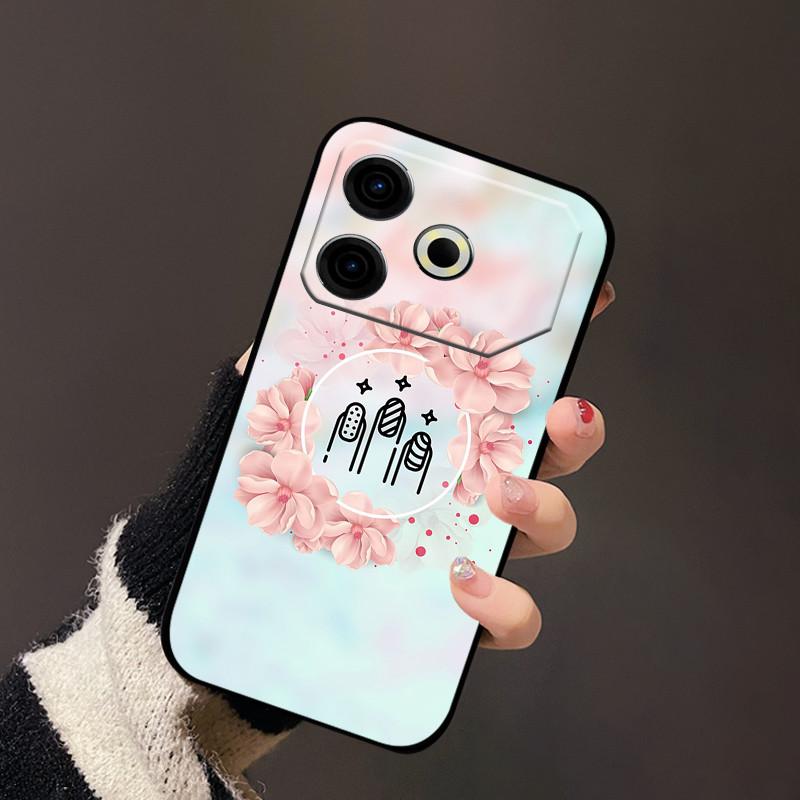 

Для Tecno Pova 6 Neo Чохол ТПУ Розкішний Чорний Силіконовий М які Чохли для Телефона для Tecno Pova 6 Neo Захисник М яка Кришка Pova6 Neo Чохол For Tecno Pova 6 Neo