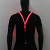 Light Up Men's LED Suspenders Elastic Luminous Trousers Suspender Pants Strap Clip  Music