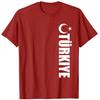 Turkije Turks Voetbal Cadeau Maan Sterren Vlag van Turkije T-shirt 100% Katoen Ronde Hals Korte Mouw Zomer Casual Heren T-shirt