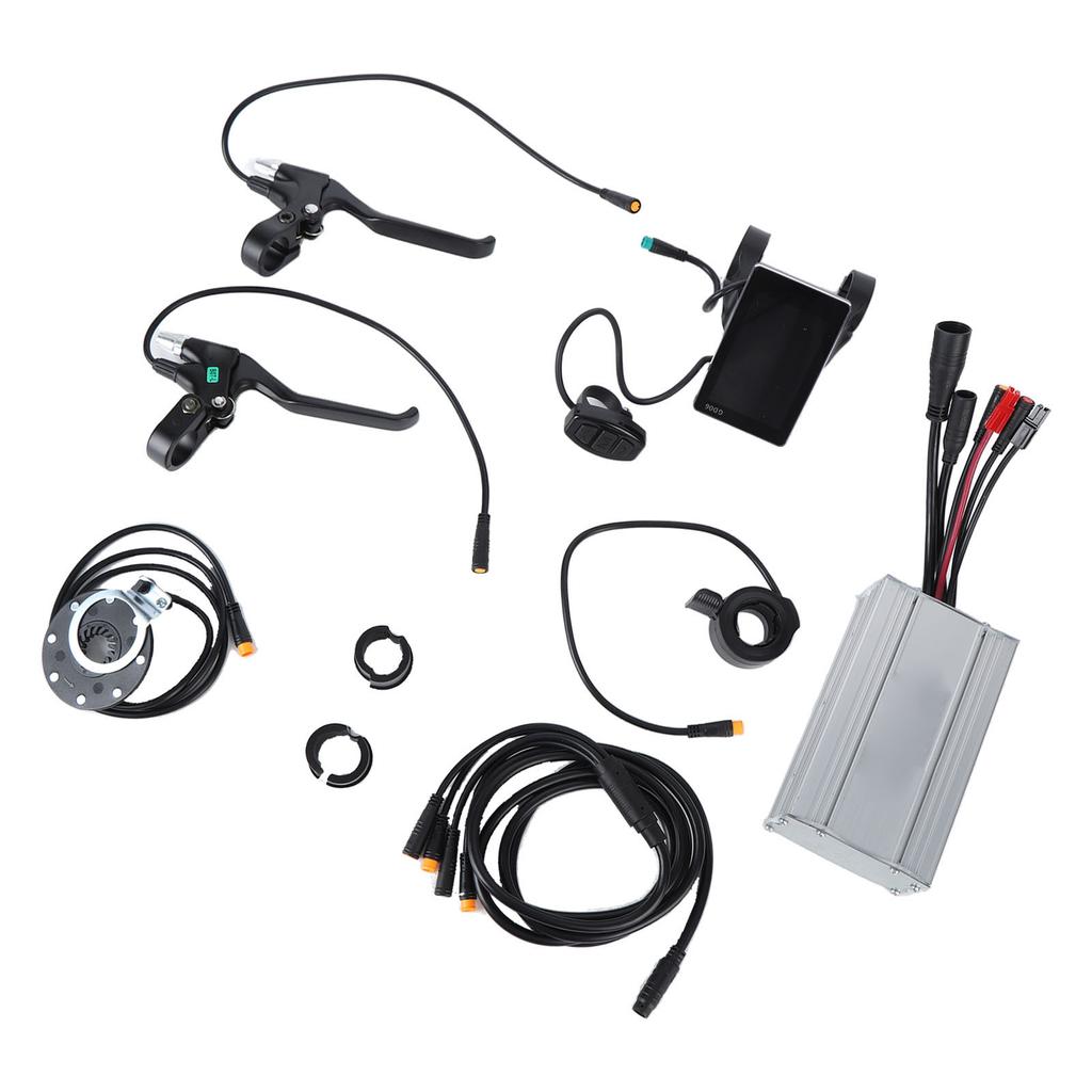 30A Electric Bike Controller Kit Waterproof Bicycle LCD Display Thumb Throttle Power Assist Sensor for 1000W Motor