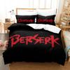 3D Print Anime Berserk Bedding Set Double Twin King Duvet Cover Comforter Pillowcase Boys Girls Adults Bedroom Duvet Cover Sets