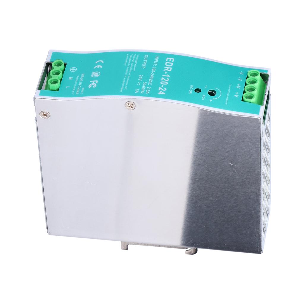 EDR?120?24 Rail Power Supply Industrial 5A 120W Stable Rail Power Supply AC100?240V