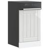 VidaXL Dishwasher Panel Lucca Glossy White Engineered Wood, Dishwasher Front Panel, Panel, Panel of 853889
