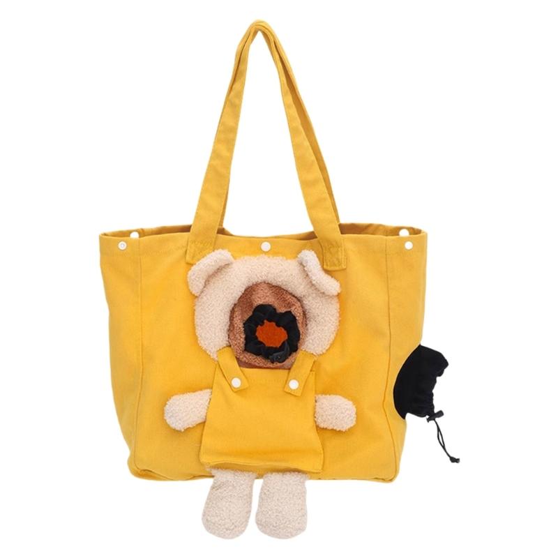 Small Pet Carriers Bag Outdoor Ventilate Shoulder Bag Dog Camping Travel Bag Practical Cats Travel Carriers for Short Trip