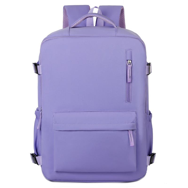 Schoolbag new simple large-capacity backpack female travel business trip with shoe compartment backpack commuter document laptop bag