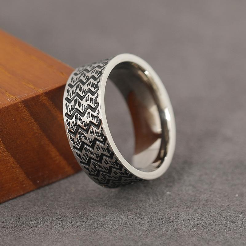 Meier Jewelry: european and american fashion couple rings - men s ethnic minimalist rings