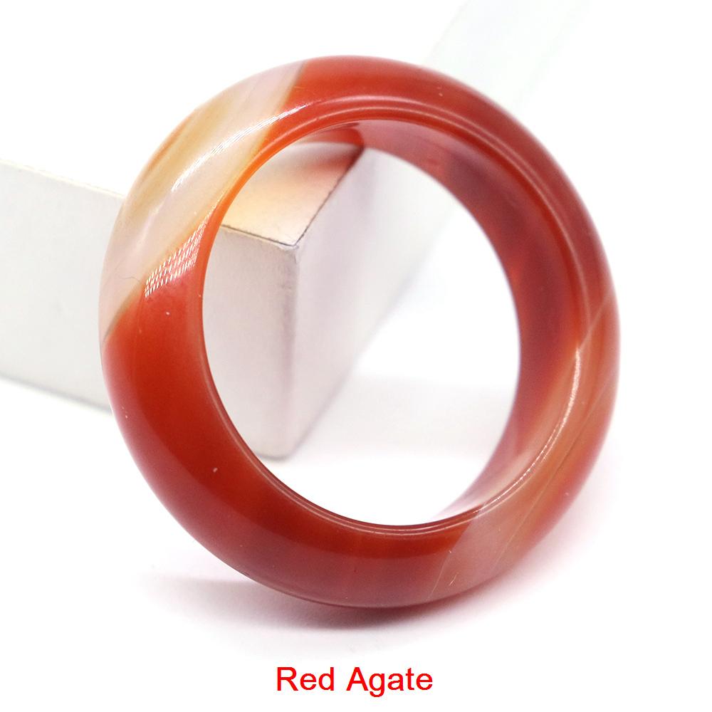 1 Stück Farbe Stil Natursteine Ringe Heilkristalle Vintage Chakra Ring Damen Hochzeitsfeier Schmuck Punk Rock Edelsteine Geschenk