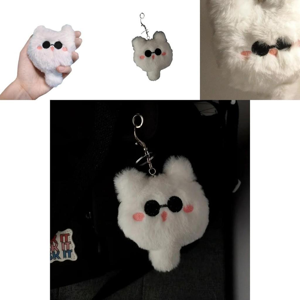 Cute Cat Plush Toy Keychain For Gifts And Decor Adorable Stuffed Animal With Embroidered Features
